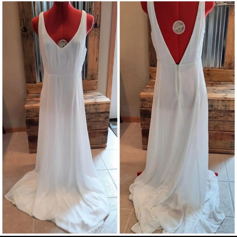 Show Me Your Mumu White formal dress NWOT